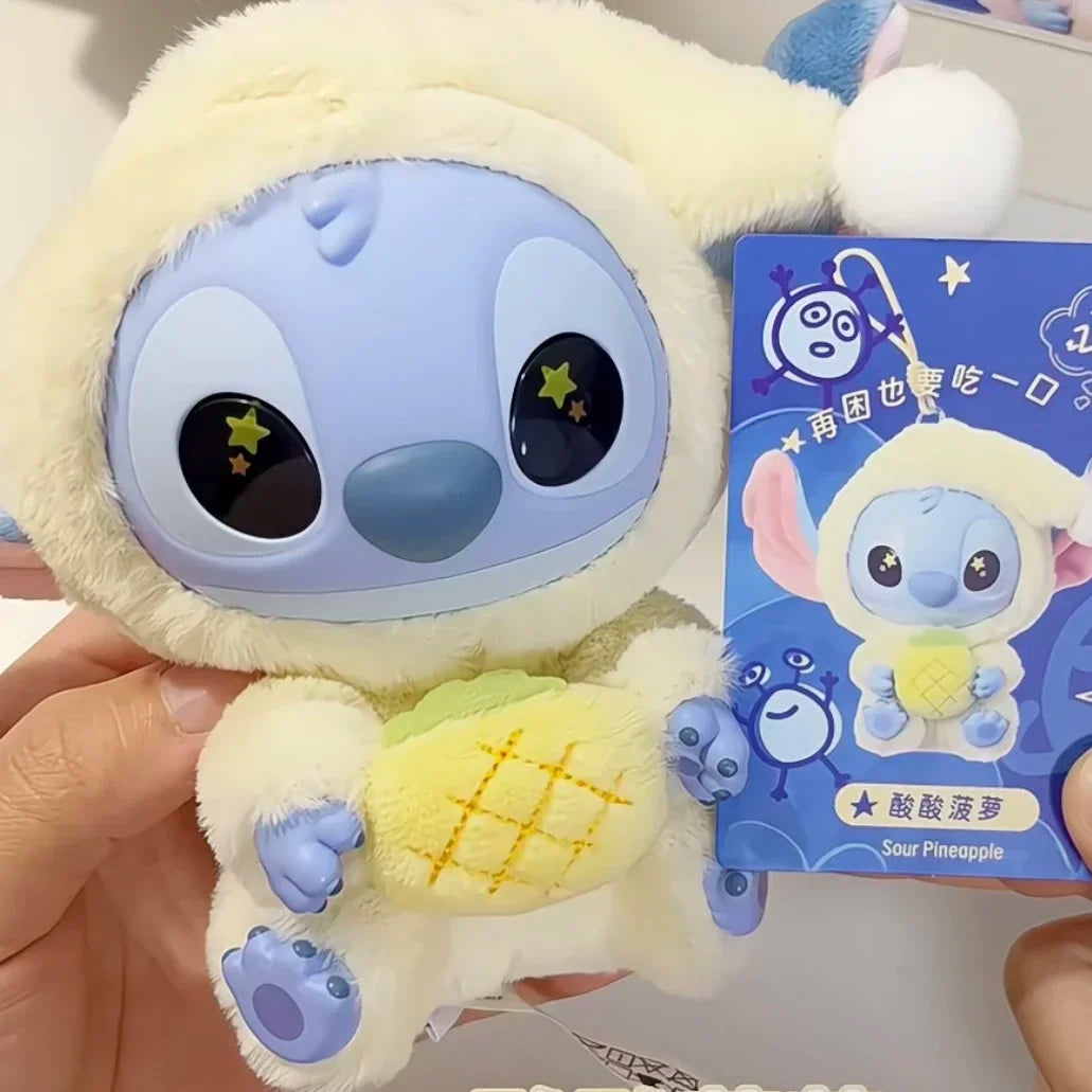 New Stitch Eat Some Thing Before Sleep Series Vinyl Blind Box Bag plush Pendant Cute Doll Mystery Box Toy Adult Gift